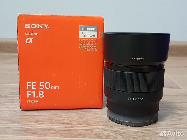 Объектив Sony FE 50mm f1.8