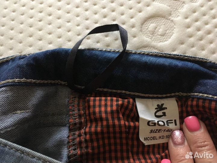 Шорты джинсовые, 8-10 лет)