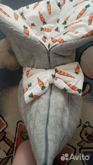 Зимний комплект на выписку ручной работы