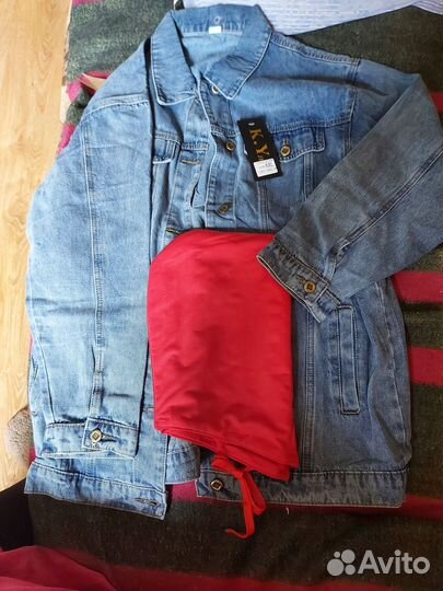 Джинсовая куртка больших размеров женская