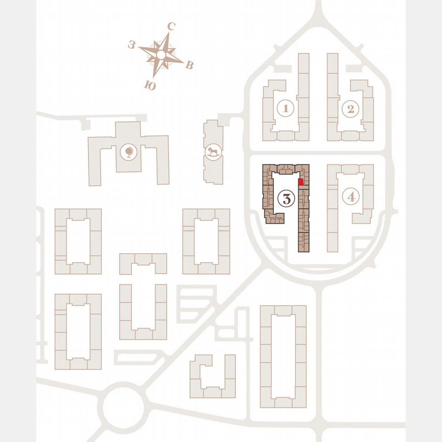 2-к. квартира, 60,4 м², 2/4 эт.