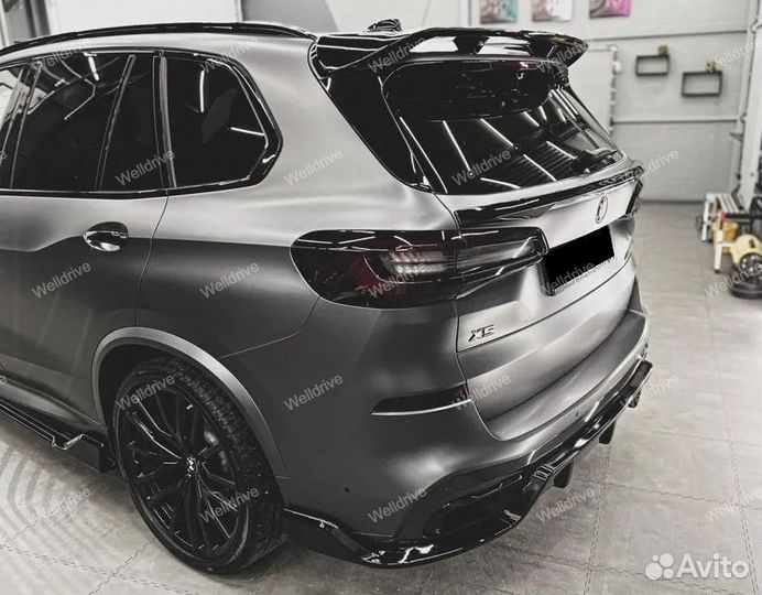 Обвес задний BMW X5 G05 черный глянец