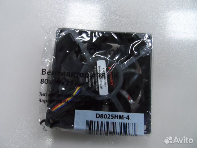 Кулер gembird D8025HM-4 12V 0.18A 80x80mm 4pin