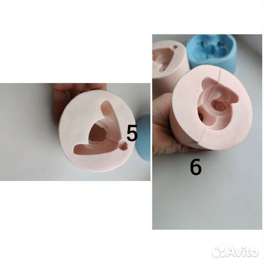 Силиконовые пластиковые формы для мыла