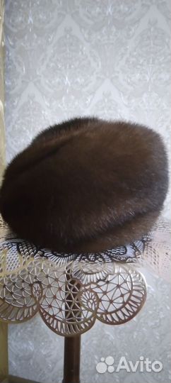 Шапка норковая женская бу