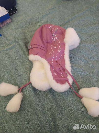 Зимняя шапка для девочки, новая очень теплая