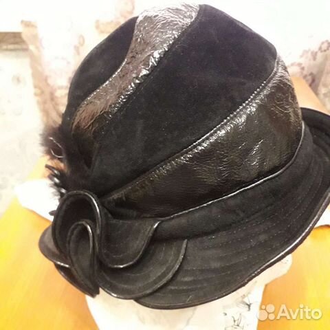 Шляпа женская черная