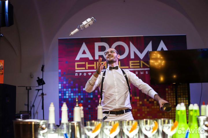 Бармен шоу на праздник в Москве