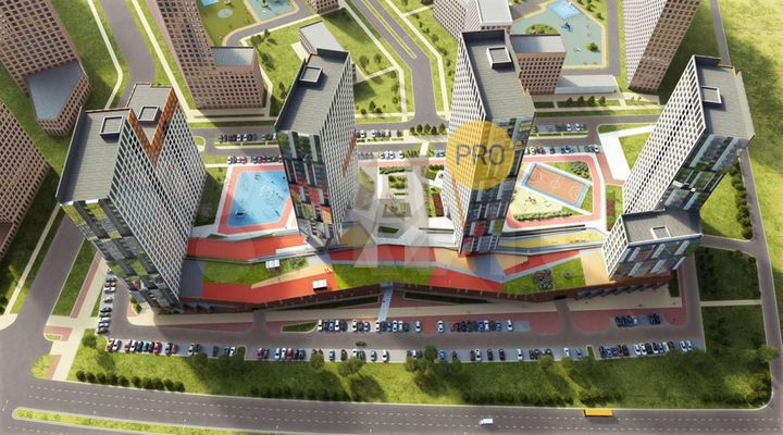 2-к. квартира, 63,6 м², 21/25 эт.