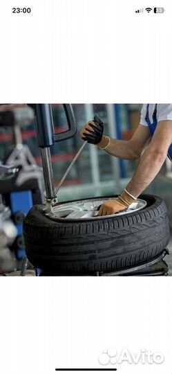 Работа шиномонтажником