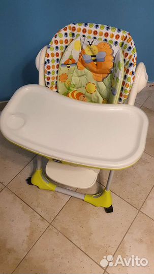 Стульчик для кормления chicco polly