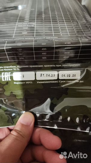 Армейский сухпаек