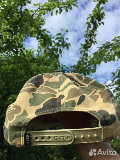 Бейсболка 6 панелей obey винтаж оригинал