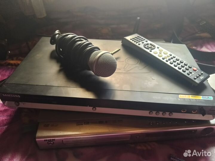 Dvd плеер с караоке samsung