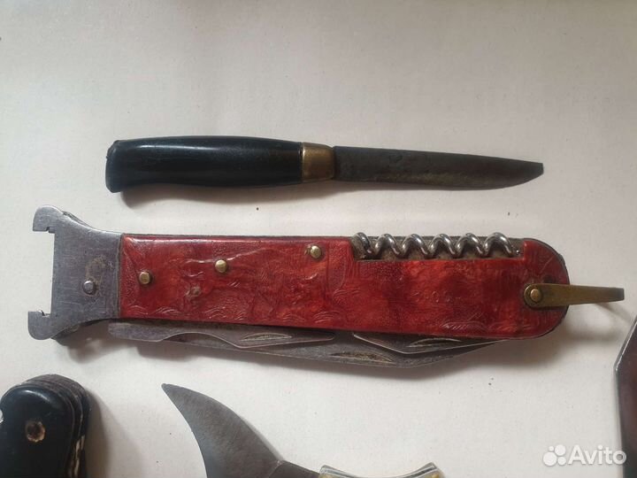 Ножики складные из ссср,чёрный 50ые, туфля,лисица