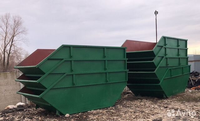 Контейнер металлический для строительного мусора