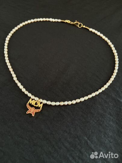 Колье MCM с жемчугом ожерелье оригинал