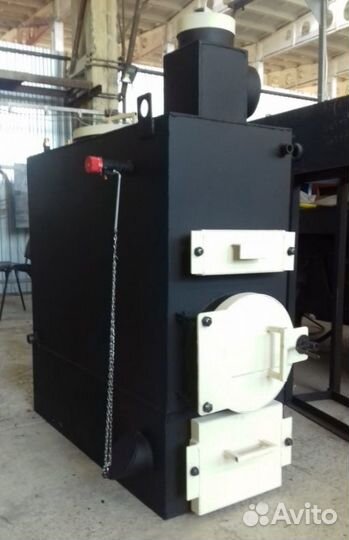 Котел твердотопливный двух контурный длит. горения