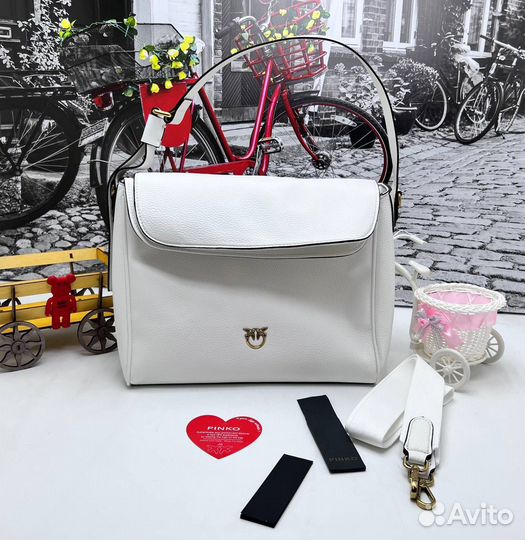 Новая женская сумка Pinko белая