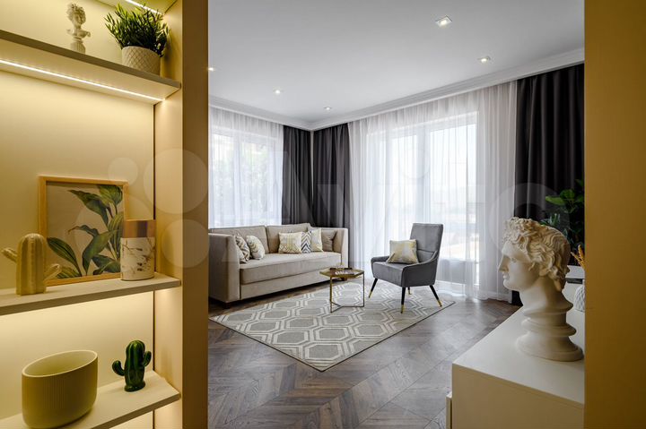 3-к. квартира, 90,7 м², 6/23 эт.