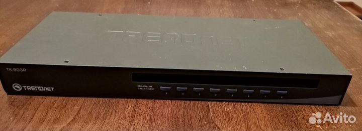 KVM-переключатель trendnet TK-803R 8 портов