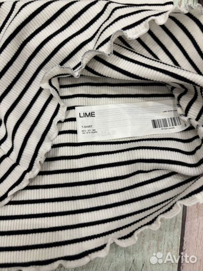 Лонгслив lime для девочки