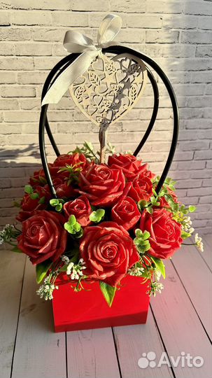 Букет из мыла ручной работы