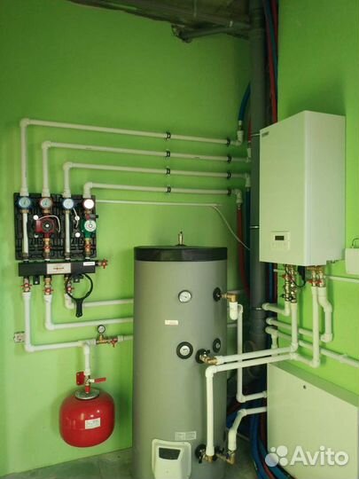 Отопление, водоснабжение дома под ключ