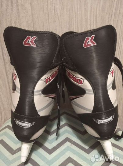 Коньки хоккейные раздвижные 32-35 р-р