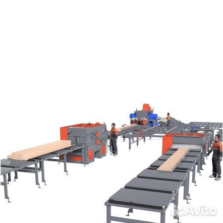 Лесопильная линия «триумф» для среднего леса до 47