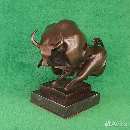 Статуэтка бронзовая Бык модерн