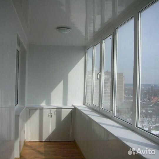 Остекление балконов и лоджий в рассрочку S1968