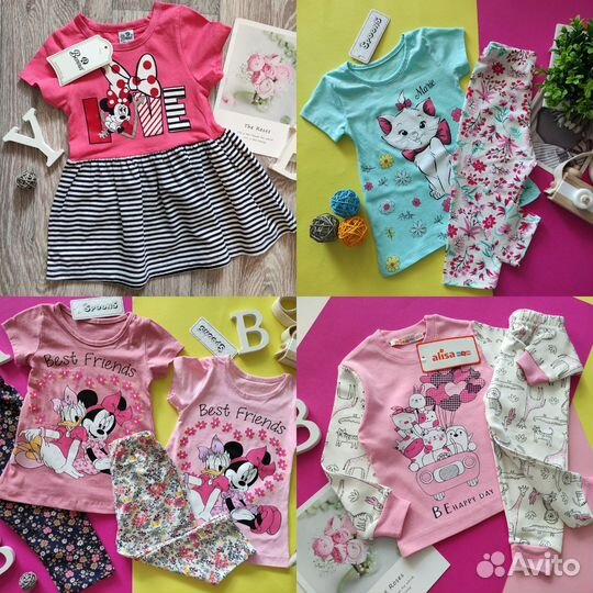 Одежда для девочек 86 новая Турция