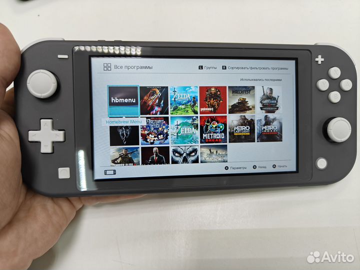 Nintendo switch lite с играми