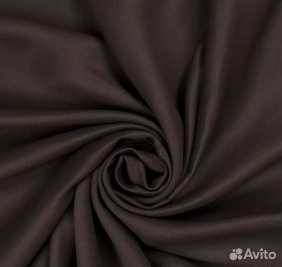 Комплект штор блэкаут новый коричневый