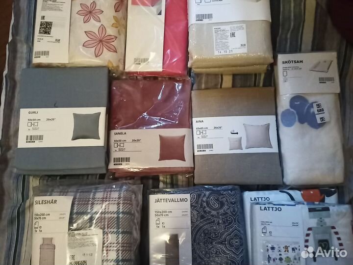 Постельное белье IKEA и наволочки