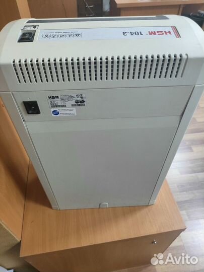 Уничтожитель бумаги HSM 104.3