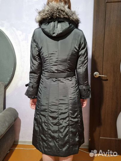 Пуховик женский длинный