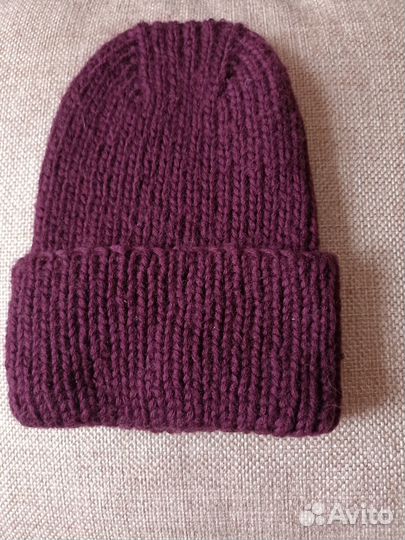 Шапка женская вязаная ручная работа