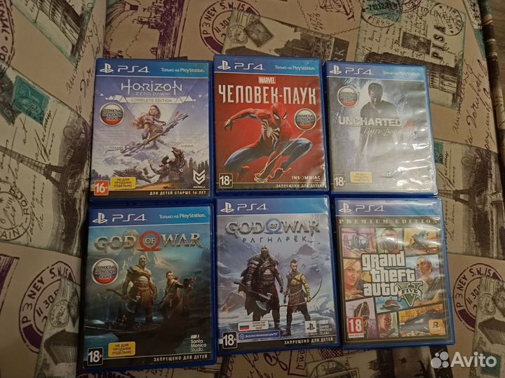 Sony playstation 4 slim 1tb с играми