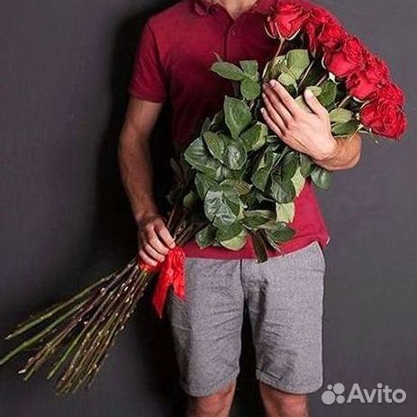 Высокие розы 150 160 170 180 190см доставка Москва