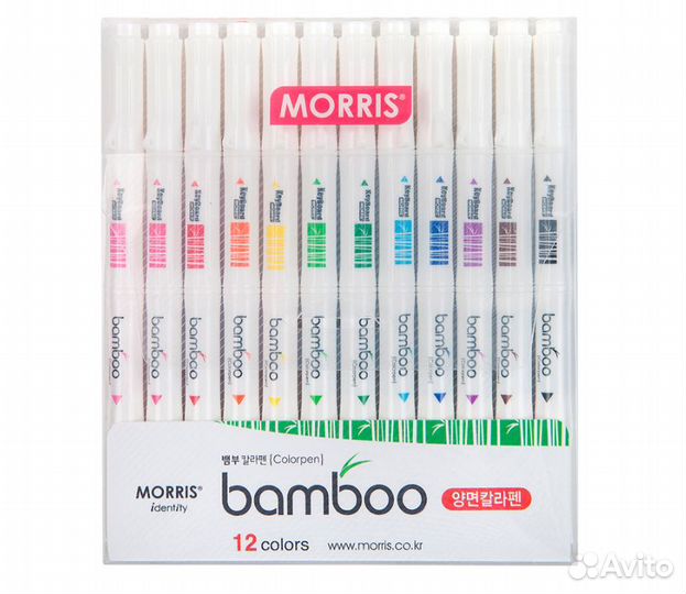 Набор двусторонних маркеров Morris корея. Новый