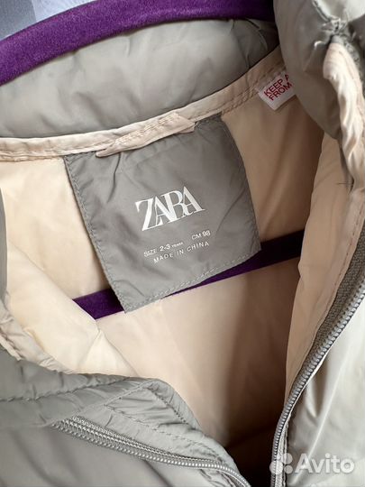 Пуховик 98 унисекс zara