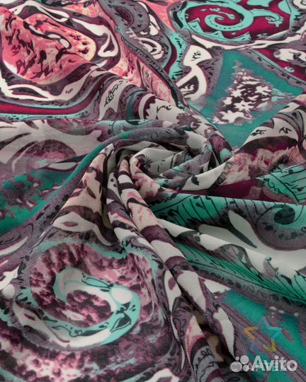 Ткань шифон Винди, отрез 3 метра