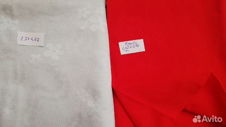 Ткани: трикотаж, атлас. Цена за отрез