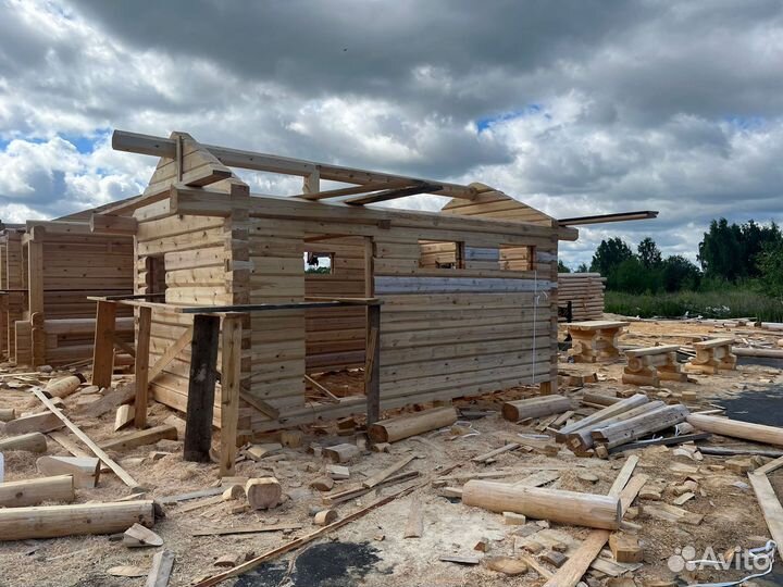 Сруб бани/дома