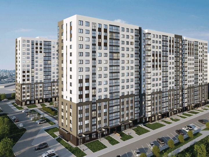 2-к. квартира, 57 м², 3/16 эт.