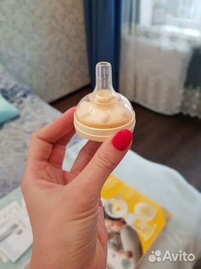 Молокоотсос medela swing flex + смарт-соска calma