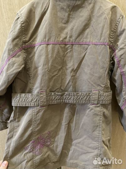 Ветровка плащ для девочки 116