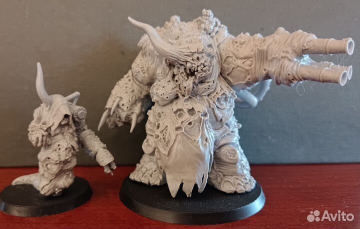 Daemon Prince of Nurgle (with familiar). Warhammer